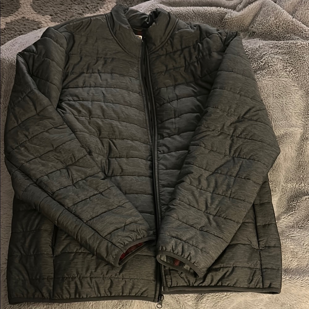 VOYAGER Mens XL Winter Fleece-Lined Puffer Jacket